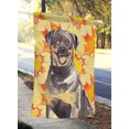 thumbnail image 2 of Carolines Treasures CK1831CHF Fall Leaves Rottweiler Flag Canvas House Size, 2 of 4