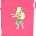 thumbnail image 4 of Inktastic Blonde Hula Girl Girls Baby Bodysuit, 4 of 5