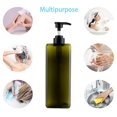 thumbnail image 4 of Dispensador de botellas con bomba de 1000ml, dispensador de loción de plástico cuadrado rellenable, botella vacía con bomba para jabón, loción y champú, paquete de 2, 4 of 5