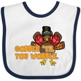 thumbnail image 3 of Inktastic Gobble Til' You Wobble Boys or Girls Baby Bib, 3 of 4