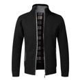 thumbnail image 1 of Cárdigan cálido de otoño e invierno para hombre, suéteres con cremallera de lana, chaquetas para hombre, abrigo de punto ajustado, cárdigan grueso, suéter, abrigo para hombre Tan Jianjun unisex, 1 of 2
