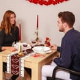 thumbnail image 5 of Niviy Gifts for Mom Plaid Love Hearts Valentines Table Runner 13 x 72 Inch, Wedding Seasonal Holiday Anniversary Decoration for Indoor Home Party, 5 of 6