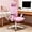 Pink & White, variant on Ergonomic Office Chair - 350LB Mesh Office Chair with Adjustable Lumbar, High Back Computer Desk Chair with 3D Armrests, Comfy Chair with 2D Headrest & Tilt Function for Study, Work, Gaming