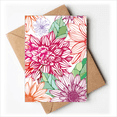 thumbnail image 1 of Colour Decoration Flower Pompon Greeting Cards You are Invited Invitations, 1 of 3