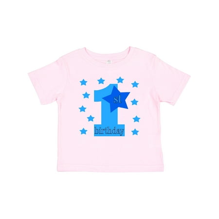 

Inktastic 1st Birthday Boy Stars Gift Baby Boy T-Shirt