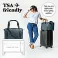thumbnail image 2 of Fit & Fresh Premium Neoprene Weekender Bag, Travel Bag Trolley Sleeve, Carry on Duffel Bags, Basalt, 2 of 9