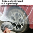 thumbnail image 6 of Clear Disposables Car Covers, Universal Car Cover Waterproof Dustproof Full Car Plastic Cover Full with Elas Covers, 6 of 9