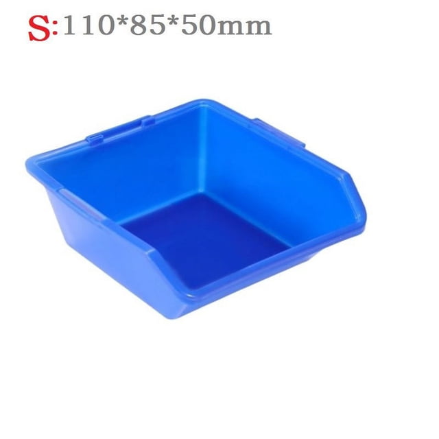 Storage Parts Box Material Component Plastic Case Shelf Screw Sorting Toolbox Model Accessories Storage Box Classification Small-Blue