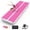 Hot Pink, variant on Inflatable Gymnastics Air Mat Tumbling Track with Electric Air Pump, Air Floor Training Mat for Gymnastics, Cheerleading, Yoga, Home and Outdoor Use, Multiple Sizes Available