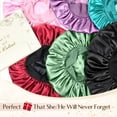 thumbnail image 5 of Bonnet for Men Hair Bonnet for Sleeping Double Layer Satin Bonnets for Black Women Curly Hair Braids,Black, 5 of 5