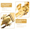 thumbnail image 4 of Miangastore 20 Pcs Clips d'Oreilles sur Boucles d'Oreilles Convertisseur Plat Rond Composants Bijoux Outils pour Boucles d'Oreilles DIY Non Percé (10mm, Doré), 4 of 8