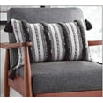 thumbnail image 2 of Better Homes & Gardens Woven Tufted Decorative Lumbar Throw Pillow, 14" x 24", Black, 1 per Pack, 2 of 5