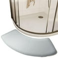 thumbnail image 5 of Tripumer Set of 2 Corner Shower Mats Bathroom Rugs U Shape Mats for Corner Shower Bath Light Gray, 5 of 8