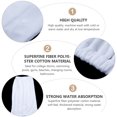 thumbnail image 4 of Raindrops White Bath Towel Skirt 1Pc Superfine Fiber Cotton Polyester Soft Absorbent Bathdress, 4 of 8