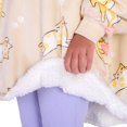 thumbnail image 6 of Bare Homey Plush Sherpa Wearable Blanket - Fluffy & Soft - Lightweight - Kids, Playful Cat, 6 of 9