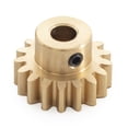 thumbnail image 2 of RC Car 17T Brass Motor Gear Golden Pinion Cogs Replacement DIY for Axial 1/10 RBX10 Ryft Part TAPDRA Spare Part, 2 of 2