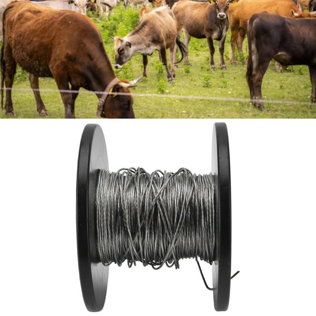 Cable de cerca electrónica, alambre de cerca electrónica de 100 m Cable de cerca electrónica Línea de alambre de cerca electrónica Tecnología de vanguardia