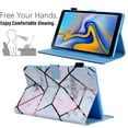 thumbnail image 4 of Dteck Case for Samsung Tab A8 10.5'' 2022 Case SM-X200/X205 PU Leather Cover Lightweight Flip Shell with Multi-Viewing Angles Stand & Card Holder Pen Holder for Galaxy Tab A8 10.5" Tablet,Marble, 4 of 4