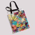 thumbnail image 2 of PKQWTM Fantasy Flowers leaves and dragonflies Canvas Shoulder Bags Handbags Tote Bags Shopping Bag, 2 of 2