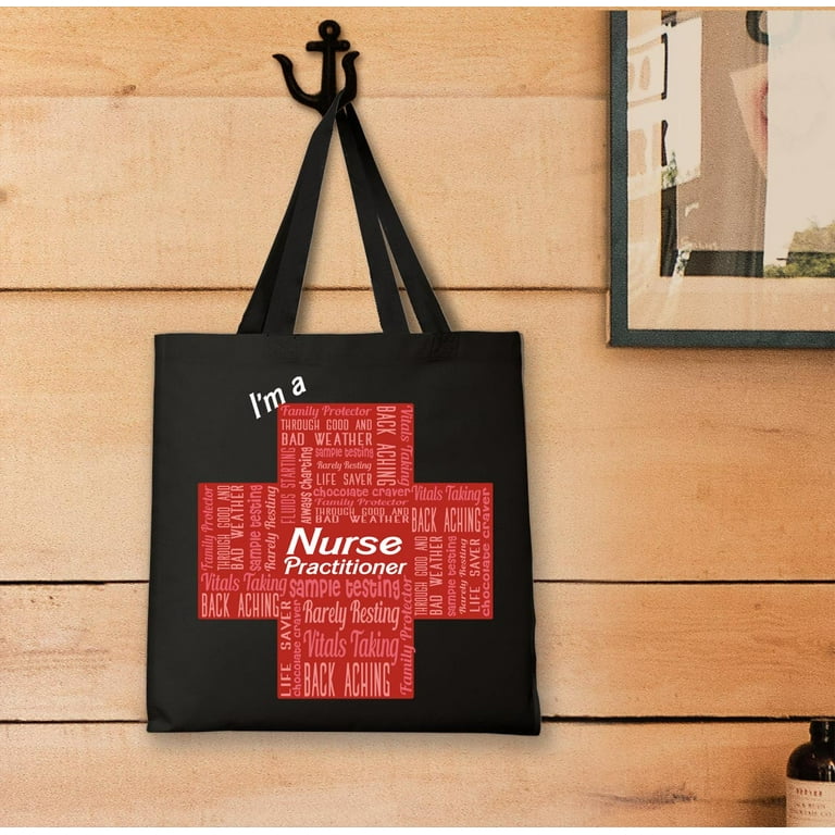 Nurse canvas tote bags hot sale