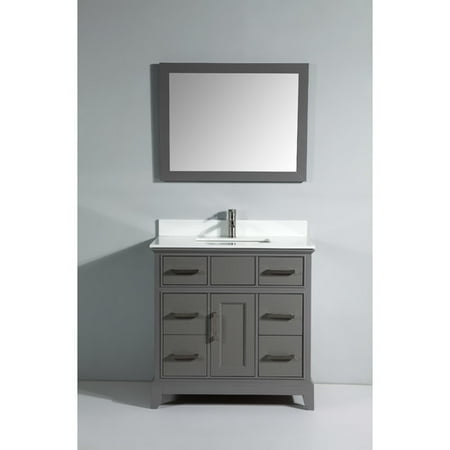 vanity art phoenix stone 36 single bathroom vanity with mirror