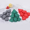 thumbnail image 5 of Juego de moldes para hornear navideños de silicona de 2 piezas, molde para pastel de muñeco de nieve con copos de nieve y árbol de Navidad, sal de baño explosiva, juego de moldes para jabón, 5 of 5