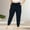 Navy, variant on Simua Women's Casual Loose Drawstring Elastic High Waisted Plus Size Ankle Cuff Pants Comfy Trousers with Pockets