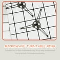thumbnail image 4 of Miangastore Microwave Oven Turntable Rotating Support Black 2Pcs 6.3x6.3in, 4 of 9