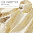 thumbnail image 4 of Gold and White Throw Pillows (18x18, Set of 2) - Glitter Decorative Velvet Cushion Covers, 4 of 5