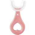 thumbnail image 3 of Cepillo de dientes en forma de U para niños de 2 a 12 años Cabezal de cepillo de silicona suave Limpieza oral de 360 ​​° para regalo de cumpleaños de Navidad Muyoka Hogar, 3 of 6
