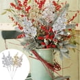 thumbnail image 2 of BERTDOMD 12pcs Christmas Artificial Berry Stems Plastic Fake Berry Twig Branches for Christmas, 2 of 6