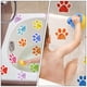 thumbnail image 3 of 3 hojas de pegatina de pared con estampado de pata de perro, calcomanía para bañera, huella de Animal, decoración artística de pared, 3 of 6