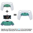 thumbnail image 6 of eXtremeRate RISE4 Remap kit Chamelon Green Purple Back Buttons & Remap PCB Board for PS5 Controller BDM-010/020/030/040, 6 of 7