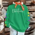 thumbnail image 5 of Christmas Shirts for Women: Merry Christmas Letter Print T-Shirts Funny Xmas Graphic Long Sleeve Pullover Tops, 5 of 8