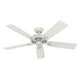 thumbnail image 5 of Hunter Beachcomber 52" Indoor/Outdoor Ceiling Fan w/ Light and Pull Chain, White, 5 of 10
