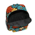 thumbnail image 6 of FORMRS School Backpack with Front Zippered Pocket 12" Student Travel Daypack, Blooming Flowers, 6 of 6