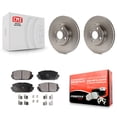 thumbnail image 1 of Transit Auto Front Disc Brake Rotors and Semi-Metallic Pads Kit for Car Toyota Yaris K8F-102838, 1 of 11