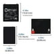 thumbnail image 2 of 12V 5Ah F2 SLA Replacement Battery for Niemans PS1242, 2 of 6