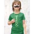 thumbnail image 2 of Tstars Boys Unisex Irish Clover Tie St Patricks Day Shamrock Cool Kids St Patricks Day Shirts Gift for Boys Irish Shirt Pride Proud Irish Youth Kids T Shirt, 2 of 7