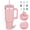 Light Pink, variant on BJPKPK Insulated Tumblers With Handle And Straw 40 oz Stainless Steel Tumbler Cups With Lid,Light Pink
