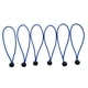 thumbnail image 2 of Cuerda elástica de bola de 6''/5''/8'', correas de amarre para carpas, toldos, lonas para acampar Azul de 9 pulgadas, 2 of 9