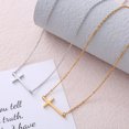 thumbnail image 3 of Z.LP Jewelry  Minimalist  Cross Necklace for Women - Gold/Silver Religious Pendant Chain, 3 of 6