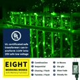 thumbnail image 4 of Cadena de luces navideñas XTF2015, 105 pies, 300 LED, verde, 4 of 7