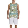 thumbnail image 6 of Rocae Cute Farm Birds for Men's Basketball Jersey Lightweight and Breathable Athletic Tank Top,Quick-Drying Sports Jersey Medium, 6 of 9