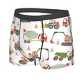 thumbnail image 2 of Wukai Excavator Print Men’s Underwear Breathable Boxer Briefs,&nbsp;Moisture Wicking & Breathable-X-Large, 2 of 7