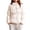 White, variant on Winter Coats for Women Hooded Warm Waist Cinched Pleated Loose Drawstring Coat Mountain Hiking Trip