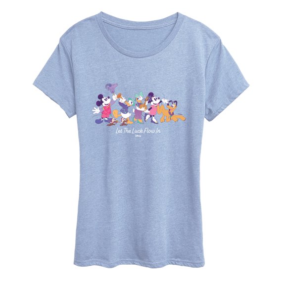 Disney - Let The Luck Flow In Short Sleeve Graphic T-Shirt