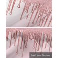thumbnail image 6 of Pink Fluid Drips Kitchen Valances for Windows Farmhouse Linen Window Valance Curtain for Living Room Window Treatment Abstract Art Modern Glowing Valance Rod Pocket Topper Drape, 60 x 18 Inch, 6 of 6