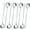 Silver, variant on Dtwnek 6Pcs Long Handle Coffee Spoons, Stainless Steel Tea Spoons Ice Tea Spoons Long Spoons, Gold