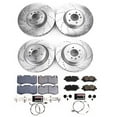 thumbnail image 2 of PowerStop Front and Rear Z23 Evolution Sport Carbon-Fiber Ceramic Brake Pad and Drilled & Slotted Rotor Kit Fits: LAND ROVER Select Models K8905, 2 of 7